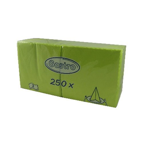 Servítky žltozelená - 250ks
